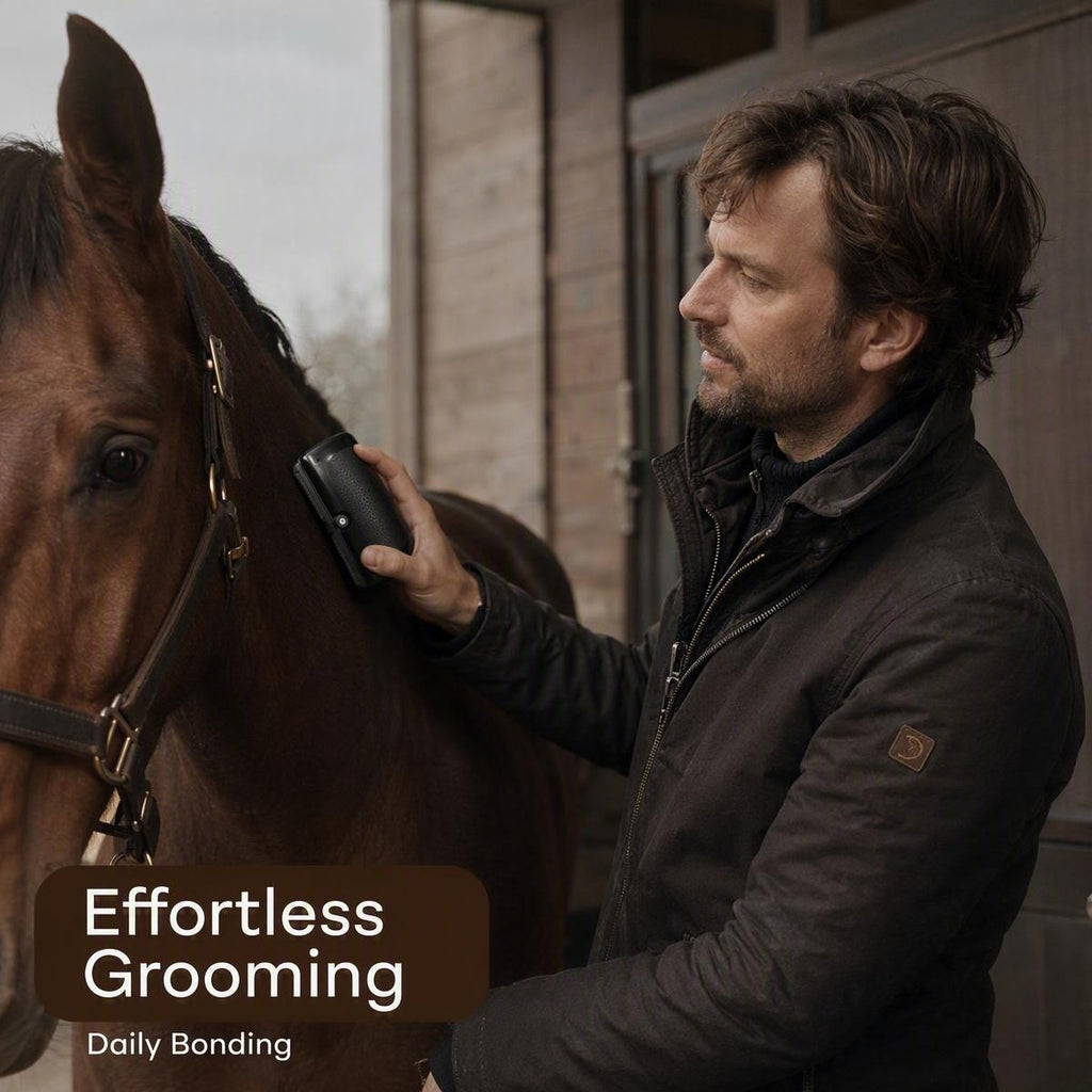 3-in-1 Professional Horse Grooming Tool: Shedding, Mud Removal & Sweat Scraper
